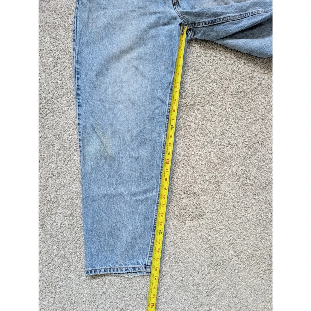 Y2K Levi's 560 Jeans Mens 38x30 Cotton Blue Faded Distressed Loose Comfort Fit